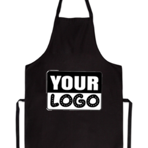 custom apron for small business mock up with your logo icon